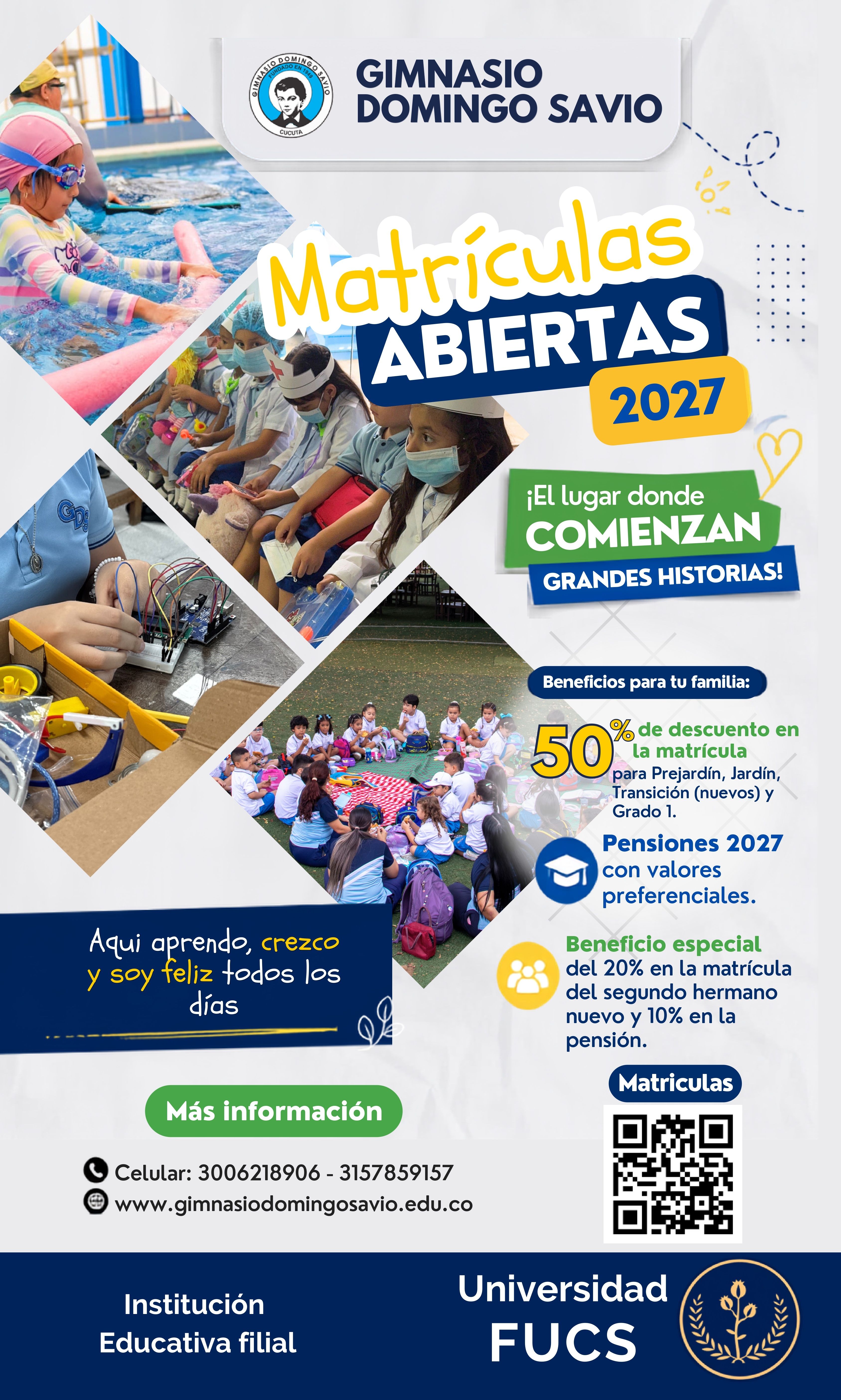 Matriculas Abiertas GDS 2027